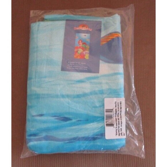 New Mermaid Beach Bath Pool Gift Towel Girls Sea Life Underwater Under the Sea - Picture 2 of 2